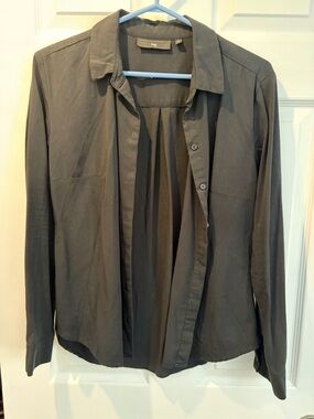 Tag Black Casual Button-Down Shirt